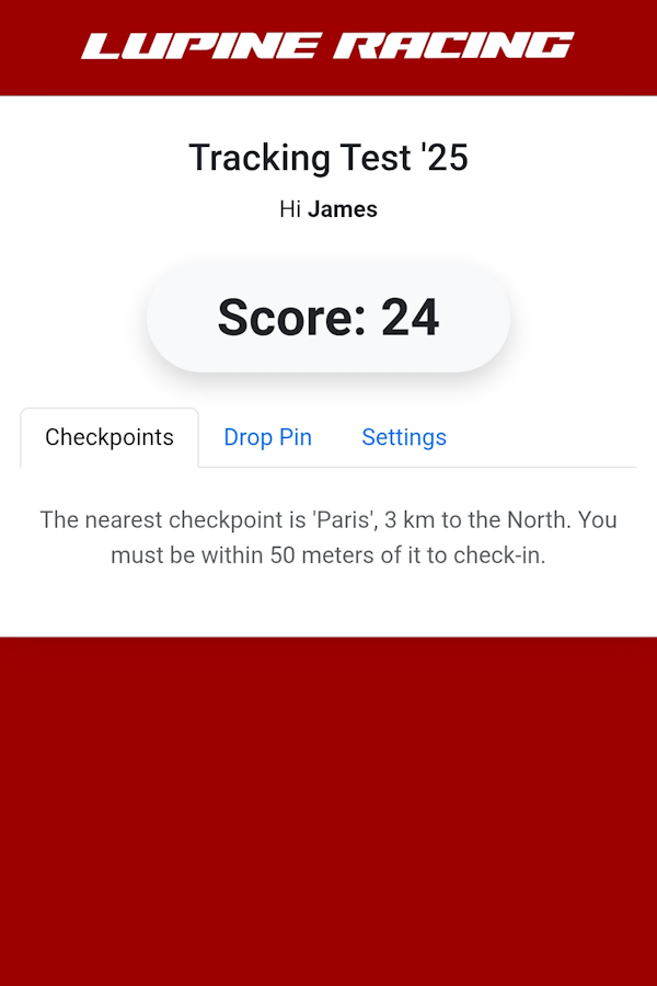 Tracking screenshot 3